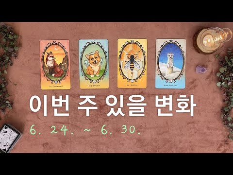 [타로/주간운세] 6월 넷째 주 종합운(6. 24. ~ 6. 30.)