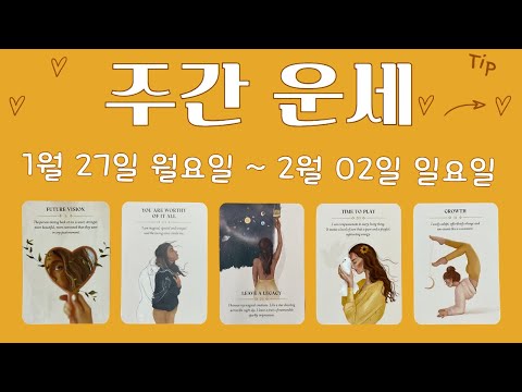 [타로/주간 운세] 1월 마지막 주/직장/금전/시험/계약/애정/인간 관계/컨디션